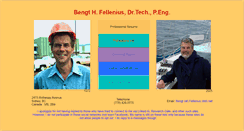 Desktop Screenshot of fellenius.net