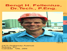 Tablet Screenshot of fellenius.net